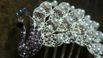 Peacock Pearl Shaw Pin